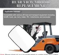 1pc Forklift Reversing Mirror Rear View Reflector Convex ...