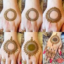 Simple round design henna for hands 2020. Mandala Mehndi Gol Tikki Mehndi Design 2020 Novocom Top