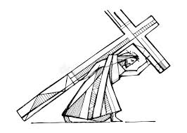 Some police units are required to carry two handguns and cross draw is one choice, in addition to the fbi carry on the dominant side. Jesus Christ Carrying The Cross Stock Vector Illustration Of Jesus Sketch 138952028