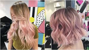 Red and pastel pink hair. Blush Balayage The Bold New Way To Wear Your Colour Grazia