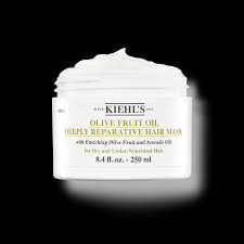 Try hair products like hair conditioner, shampoo, hair oils, & best leave in conditioner dry hair treatment. Olive Fruit Oil Deeply Reparative Hair Mask I Kiehl S