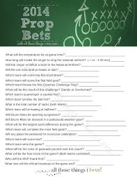 Super Bowl Party Games And Fun Super Bowl Prop Bets Superbowl Party Games Superbowl Party Super Bowl Prop Bets