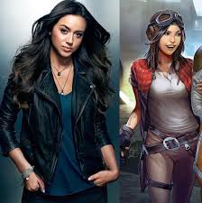 Bennet's mother is caucasian and her father is chinese. Chloe Bennet As Doctor Aphra For Disney Starwars