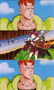 16's lack of a soul is made light of by android 18 before she and her brother activate him (being a ginger robot. When You Re Trying To Kill Goku But See A Cute Bird Grandorder