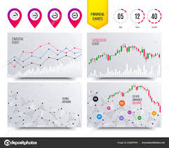 Financial Planning Charts Angle 360 Degrees Circle Icons