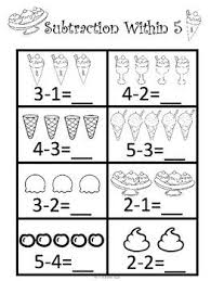 One More One Less Addition And Subtraction By T M Bales Kindergarten Addition Worksheets Kindergarten Subtraction Worksheets Preschool Math Worksheets