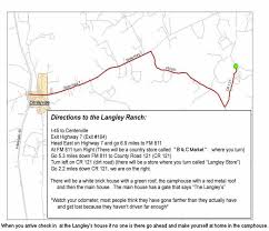 Directions To The Langley Ranch My Dream Quest For The