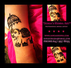 Cute Little Indian Elephant Tags Of Mehndi Service In Toronto Scarborough Destination Wedding Henna Art With Images Brides With Tattoos Henna Elephant Bridal Henna