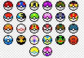 ネットボール net ball) is a type of poké ball introduced in generation iii. Pixel Art Poke Ball Pokemon Sonne Und Mond Pokemon Kunst Kunstmuseum Charizard Png Pngwing