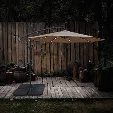 Order) cn ningbo yingmin imp. Apollo Cantilever Parasol With Lights Garden Camping