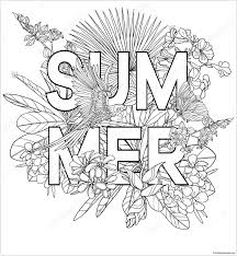 We find that sitting and colouring together is a really lovely activity for parents everywhere. The Word Summer Coloring Pages Nature Seasons Coloring Pages Coloring Pages For Kids And Adults