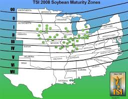 Viewing A Thread Soybean Maturity Map For North America