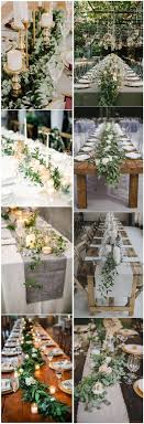 18 Rustic Greenery Wedding Table Decorations You Will Love Med Billeder Bryllupspynt Bryllup Bordpynt Bryllupsideer