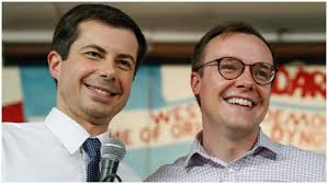 1 day ago · pete buttigieg, with his hand on the bible held by husband chasten buttigieg, gets sworn in as transportation secretary by vice president harris on feb. Pete Buttigieg S Husband Chasten Glezman Teaches Drama Heavy Com