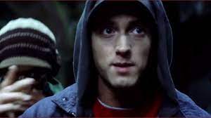 A lot of action in the film where eminem gets beat up by thugs and eminem fights people. 8 Mile 2002 Parking Lot Rap Battle Scene Eminem Movie Youtube