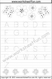 Revise letters with these letter recap worksheets for capital letter tracing. Tracing Letter Tracing Free Printable Worksheets Worksheetfun
