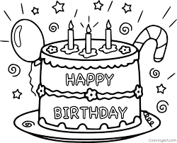 Some of the coloring page names are easy happy birthday coloring tulamama cake grandma unicorn mom, happy birthday sister coloring at colorings to, happy birthday brother coloring at colorings to, i love you nana coloring at colorings to and, happy birthday sister coloring at colorings to, birthday cake for my. Birthday Cake Coloring Pages Coloringall