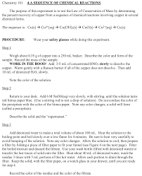 Chemistry paper 2 exam premi. Chemistry 101 4 A Sequence Of Chemical Reactions T Chegg Com