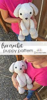 Free Crochet Puppy Pattern Crochet Dog Patterns Easy Crochet Animals Crochet Animal Patterns