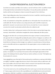 President biden pleaded for national unity in his inaugural address wednesday after he was sworn 1 throughout the speech, biden intersperses the idea that democracy and our system of government. Choir Presidential Election Speech Choir