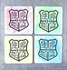 Download Diy Hogwarts House Coaster Set Artsy Fartsy Mama