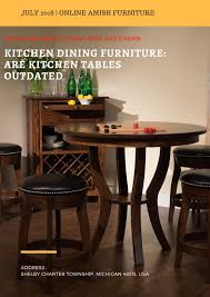 Counter height dining set table and 4 chairs, durable metal construction, square shape, footrest, ideal for family gathering and evening, kitchen, oak finish + expert guide. Ppt Kitchen Dining Furniture Are Kitchen Tables Outdated Powerpoint Presentation Id 7923882
