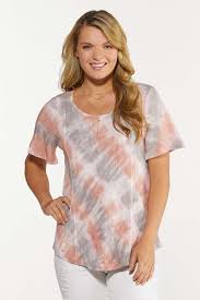 Maybe you would like to learn more about one of these? Tie Dye Waffle Top Tops Cato Fashions