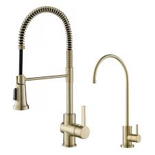 Find great deals on ebay for commercial style kitchen faucet. Kraus Kpf 1690 Ff 100 Britt Commercial Style Kitchen Faucet And Purita Water Filter Faucet Combo