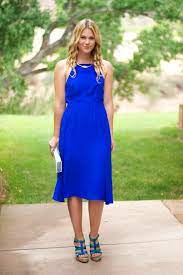 Cobalt Blue Whit Wanders Cobalt Blue Dress Wedding Attire Guest Dresses