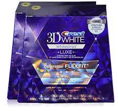 They whiten as well as a $500 professional laser #1 dentist recommended at home whitening kit brand. Crest 3d White Luxe Whitestrips Supreme Flexfit Teeth Whitening Kit 14 Treatments 28 Strips 2 Pack Buy Online In Sweden At Sweden Desertcart Com Productid 26755619