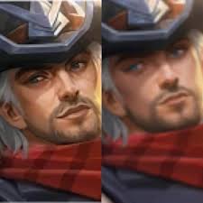 Is it just me or Clint's portrait was secretly changed? (The old one is