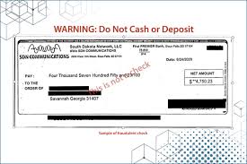 Bank of the west checking accounts can waive monthly fees with a single deposit of any amount each month, earn interest, and rebate atm withdrawal fees 9maintain at least $25,000 combined average monthly balance in this bank of the west premier checking account plus other eligible personal. Warning Fake Check Scam Sdn Communications