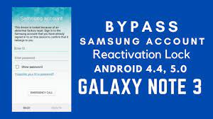 A signature is created then utilized to unlock the device. How To Bypass Samsung Account Reactivation Lock From Note 3 Sm N900 N9000 N9002 N9005 Youtube