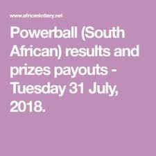 49 Best Sa Powerball Results Images In 2018 Ponds Pools
