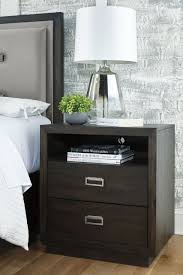 Hyndell Dark Brown Two Drawer Night Stand On Sale At American Furniture Of Slidell Serving Slidell La