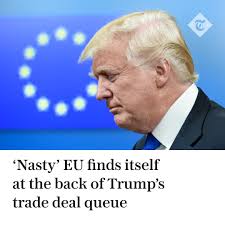🇪🇺 Brussels is being left out in the cold as the US strikes agreements  with China and Britain Read more:  https://www.telegraph.co.uk/business/2025/05/13/nasty-eu-finds-itself-at-the-back-trumps-trade-deal-queue/