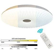 Natsen 50w Led Deckenleuchte Deckenlampe Voll Dimmbar Mit Fernbedienung Moderne Wandlampe Lampe Fur Wohnzimmer Schlafzimmer Kuche Buro I503y 4000k 2700k Led