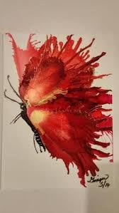 Pin Von Szabi Auf Zeichnen In 2020 Tuschemalerei Alkoholfarben Blumen Malen