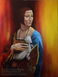 Combien vaut la peinture leonardo da vinci? La Dame A L Hermine D Apres Leonard De Vinci Par Andre Guillarmain 2018 Peinture Artsper 934335