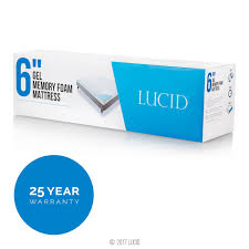 Lucid 6 Inch Memory Foam Mattress Duallayered Certipurus Certified Firm Feel Full Size Visit The Memory Foam Mattress Gel Memory Foam Mattress Mattress