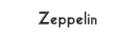 Create an elegant hoarding, a logo, banners, poster, brochure video titless, or invitation cards with it. Zeppelin Font Download For Free Ffonts Net