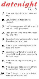 If you pile enough on, things really start to heat up. 7 Partner Questions Ideas Love And Marriage Married Life Relationship