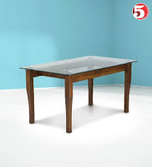 And because it has a reflective surface, it is an excellent. Glass Top Rectangular Dining Table By Ekbote S Logs Lumbers Pvt Ltd Id 4686868