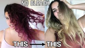 But these kits might contain oxidizing agents like hydrogen peroxide. How To Remove Permanent Hair Dye Without Bleach Diy Dark Purple To Blonde At Home Youtube