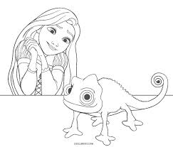 Download Free Printable Rapunzel Coloring Pages For Kids