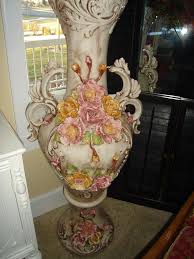 Huge Capodimonte Italian Floor Vase Floor Vase Vase Flooring