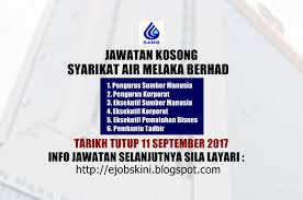 We are dedicated manufacturers of heat press machines and sublimation blanks. Jawatan Kosong Syarikat Air Melaka Berhad Samb 11 September 2017