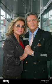 dpa) - French actor Pierre Brice (76) and his wife Hella Krekel smile at  the Frankfurt Book Fair 2005 in Frankfurt Main, Germany, 21 October 2005.  Photo: Uwe Zucchi Stock Photo - Alamy