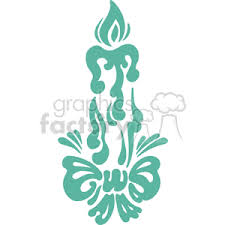 Single Christmas Candle Stick Melting Clipart Commercial Use Gif Jpg Png Eps Svg Clipart 374985 Graphics Factory