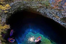 Known in greek as λίμνη μελισσάνη this natural wonder has been open to visitors from 1963, and gives you a unique view of a limestone cave holding. The Magnificent Lake In Melissani Cave Greece Places To See In Your Lifetime